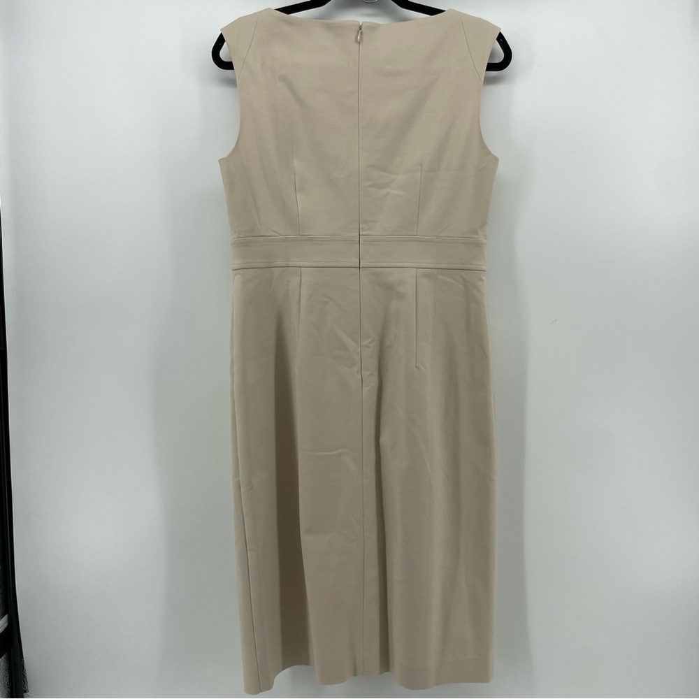 NEW Ann Taylor Shift Dress Beige 8 - Picture 4 of 7